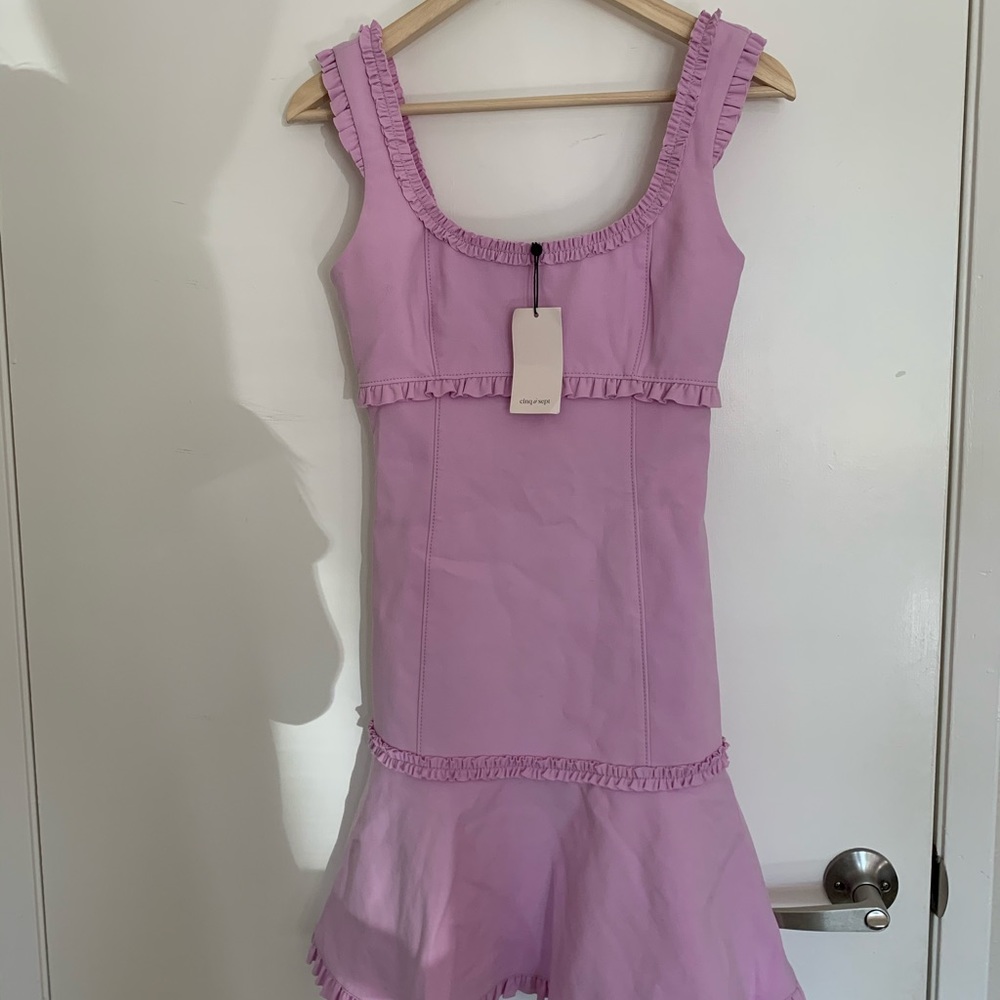 Cinq à sept popular purple dress - Picture 2 of 2